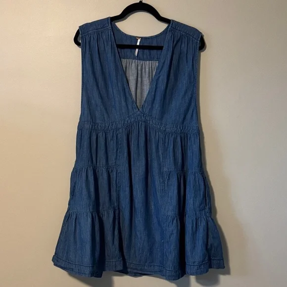 Free People Denim Dress - Picture 2 of 7